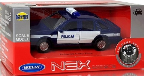 WELLY POLONEZ CARO POLICJA 1:34 SAMOCHÓD KOLEKCJONERSKI WELLY POLONEZ CARO POLICJA 1:34 SAMOCHÓD KOLEKCJONERSKI