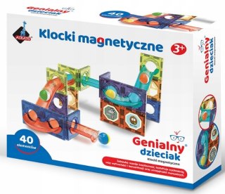 HIT KLOCKI KONSTRUKCYJNE KREATYWNE MAGNETYCZNE 40EL DZIECKO