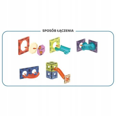 HIT KLOCKI KONSTRUKCYJNE KREATYWNE MAGNETYCZNE 40EL DZIECKO