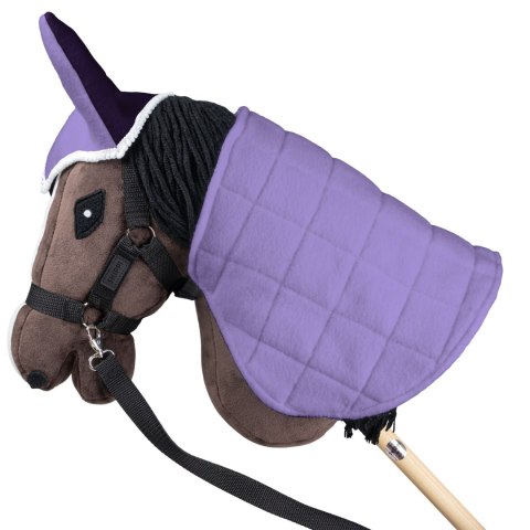 Derka dwustronna i nauszniki Skippi dla Hobby Horse - fiolet