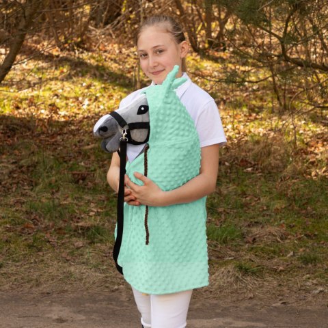 Peleryna Skippi dla Hobby Horse - miętowa - długa derka - kropierz Peleryna Skippi dla Hobby Horse - miętowa - długa derka - kropierz