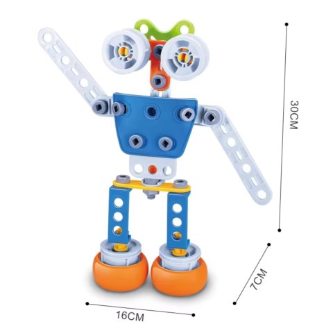 KLOCKI MŁODEGO INŻYNIERA NAUKA BUDOWANIA ROBOT 59E KLOCKI MŁODEGO INŻYNIERA NAUKA BUDOWANIA ROBOT 59E