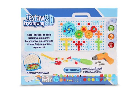 WKRĘTARKA WIERTARKA ZESTAW KONSTRUKCYJNY ŚRUBKI 3D