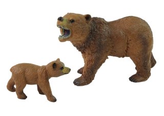 ZESTAW ZWIERZĘTA LEŚNE MISIE NIEDŹWIEDZIE FIGURKI