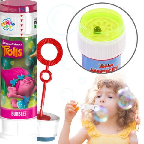 BAŃKI MYDLANE 60 ML TROLLS GRA LABIRYNT PIŁKA BAŃKI MYDLANE 60 ML TROLLS GRA LABIRYNT PIŁKA