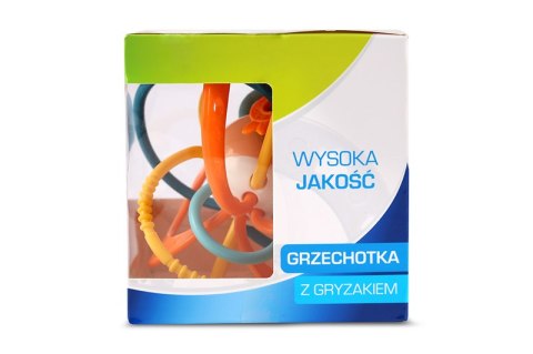 GRZECHOTKA Z GRYZAKIEM SENSORYCZNA KORALIKI KOLOR