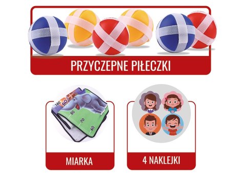 ŚCIENA MIARKA WZROSTU 180 CM BEZPIECZNE RZUTKI 2W1 ŚCIENA MIARKA WZROSTU 180 CM BEZPIECZNE RZUTKI 2W1