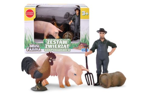 ZESTAW FIGUREK MAŁY ROLNIK ZWIERZĘTA NA FARMIE ZESTAW FIGUREK MAŁY ROLNIK ZWIERZĘTA NA FARMIE