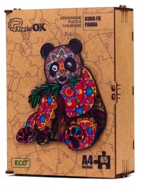 PUZZLE DREWNIANE UKŁADANKA KUNG FU PANDA MIŚ KOLOR PUZZLE DREWNIANE UKŁADANKA KUNG FU PANDA MIŚ KOLOR