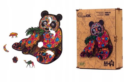 PUZZLE DREWNIANE UKŁADANKA KUNG FU PANDA MIŚ KOLOR PUZZLE DREWNIANE UKŁADANKA KUNG FU PANDA MIŚ KOLOR