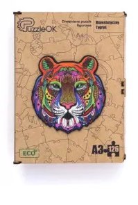 PUZZLE DREWNIANE UKŁADANKA MAJESTATYCZNY TYGRYS PUZZLE DREWNIANE UKŁADANKA MAJESTATYCZNY TYGRYS