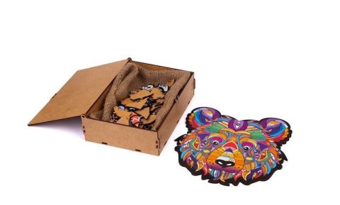PUZZLE DREWNIANE UKŁADANKA MIŚ MISIU NIEDŹWIEDŹ PUZZLE DREWNIANE UKŁADANKA MIŚ MISIU NIEDŹWIEDŹ