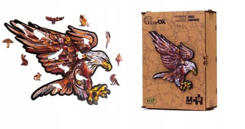 PUZZLE DREWNIANE UKŁADANKA PTAK ORZEŁ KARPACKI PUZZLE DREWNIANE UKŁADANKA PTAK ORZEŁ KARPACKI