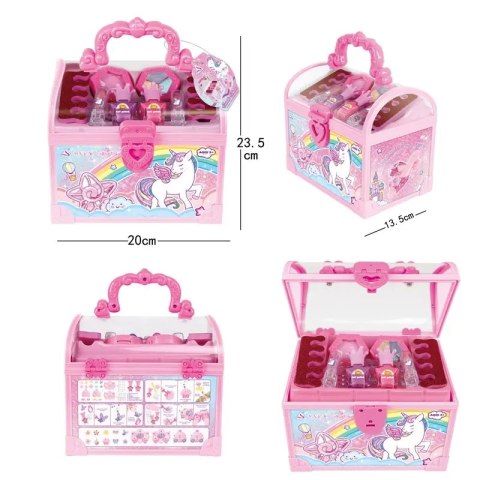KUFEREK Z KOSMETYKAMI MEGA AKCESORIA BUCIKI PĘDZELKI SPINKI PĘDZLE MAKEUP KUFEREK Z KOSMETYKAMI MEGA AKCESORIA BUCIKI PĘDZELKI SPINKI PĘDZLE MAKEUP