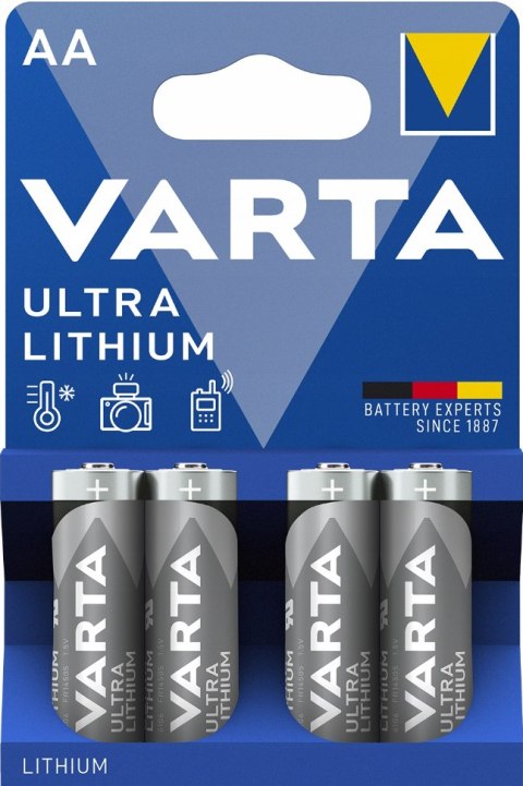 BATERIE LITOWE VARTA LR6 2900 mAh 1.5 V CARDPOWER BATERIE LITOWE VARTA LR6 2900 mAh 1.5 V CARDPOWER
