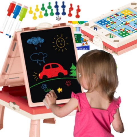 DUŻA TABLICA EDUKACYJNA MAGNETYCZNA DWUSTRONNA KREDOWA STOLIK GRY MARKERY DUŻA TABLICA EDUKACYJNA MAGNETYCZNA DWUSTRONNA KREDOWA STOLIK GRY MARKERY