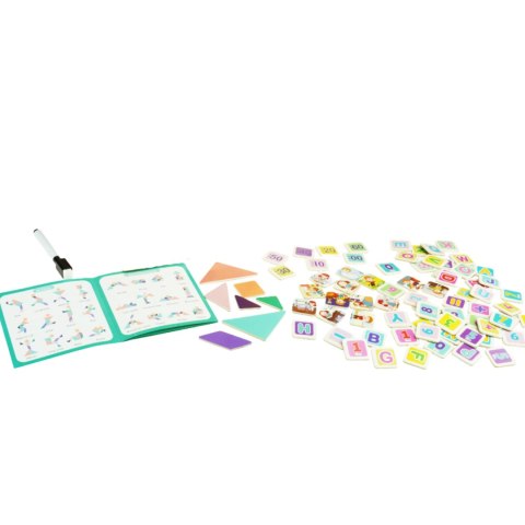 EDUKACYJNA SENSORYCZNA TABLICA MAGNETYCZNA KREATYWNA ZEGAR TANGRAM KARTY EDUKACYJNA SENSORYCZNA TABLICA MAGNETYCZNA KREATYWNA ZEGAR TANGRAM KARTY