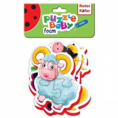 BABY PUZZLE ZESTAW EDUKACYJNY FARMA GRA DLA NAJMŁODSZYCH ROTER KAFER BABY PUZZLE ZESTAW EDUKACYJNY FARMA GRA DLA NAJMŁODSZYCH ROTER KAFER