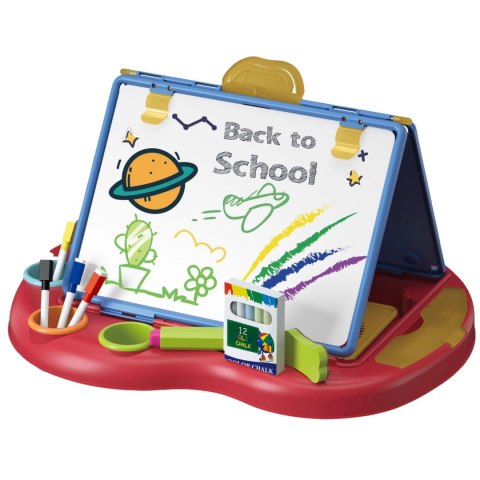 DWUSTRONNA TABLICA KREŚLARSKA EDUKACYJNA GRY PLANSZOWE ZESTAW MAŁY ARTYSTA DWUSTRONNA TABLICA KREŚLARSKA EDUKACYJNA GRY PLANSZOWE ZESTAW MAŁY ARTYSTA