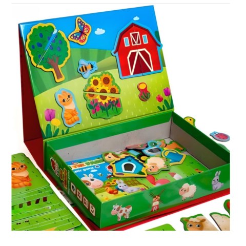 GRA MAGNETYCZNA FARMA ZESTAW EDUKACYJNY KARTY MAGNESY TABLICA ROTER KAFER GRA MAGNETYCZNA FARMA ZESTAW EDUKACYJNY KARTY MAGNESY TABLICA ROTER KAFER