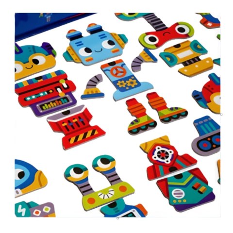 GRA MAGNETYCZNA ROBOTY ZESTAW EDUKACYJNY KARTY MAGNESY TABLICA ROTER KAFER GRA MAGNETYCZNA ROBOTY ZESTAW EDUKACYJNY KARTY MAGNESY TABLICA ROTER KAFER