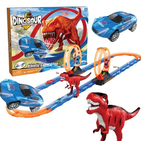 MEGA TOR SAMOCHODOWY DINOZAURÓW PĘTLE AUTKA DŁUGI WIELOFUNKCYJNY ZESTAW MEGA TOR SAMOCHODOWY DINOZAURÓW PĘTLE AUTKA DŁUGI WIELOFUNKCYJNY ZESTAW