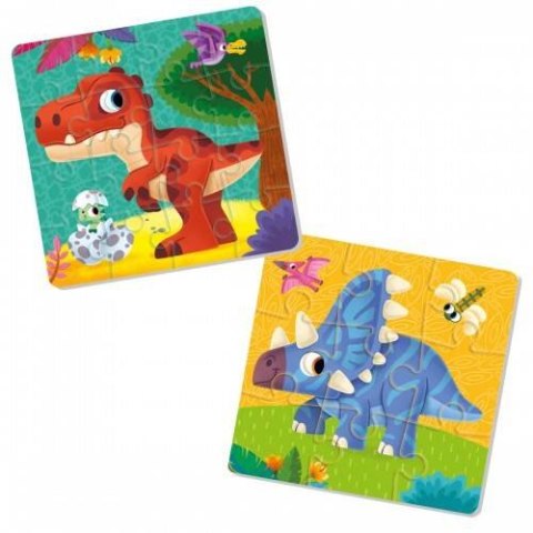 PIANKOWE PUZZLE 2W1 DINOZAURY DLA NAJMŁODSZYCH UKŁADANKA ROTER KAFER PIANKOWE PUZZLE 2W1 DINOZAURY DLA NAJMŁODSZYCH UKŁADANKA ROTER KAFER