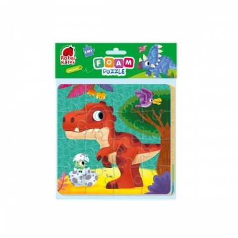 PIANKOWE PUZZLE 2W1 DINOZAURY DLA NAJMŁODSZYCH UKŁADANKA ROTER KAFER PIANKOWE PUZZLE 2W1 DINOZAURY DLA NAJMŁODSZYCH UKŁADANKA ROTER KAFER