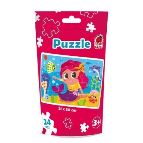 PUZZLE W OPAKOWANIU TYPU STAND-UP SYRENKA UKŁADANKA 24 ELEMENTY ROTER KAFER PUZZLE W OPAKOWANIU TYPU STAND-UP SYRENKA UKŁADANKA 24 ELEMENTY ROTER KAFER