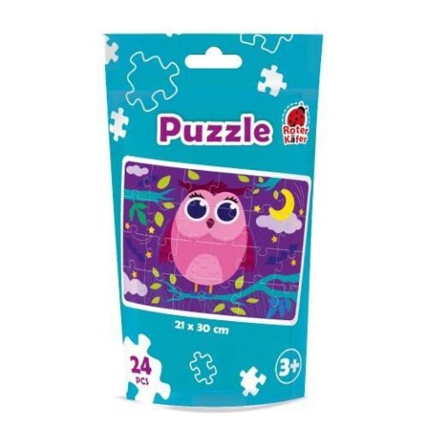 PUZZLE W OPAKOWANIU TYPU STAND-UP UROCZA SÓWKA UKŁADANKA ROTER KAFER PUZZLE W OPAKOWANIU TYPU STAND-UP UROCZA SÓWKA UKŁADANKA ROTER KAFER
