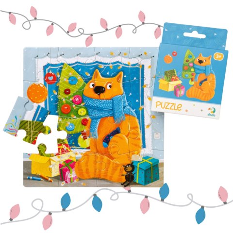 PUZZLE 2w1 KOCIE BOŻE NARODZENIE UROCZA UKŁADANKA I KOLOROWANKA W JEDNYM PUZZLE 2w1 KOCIE BOŻE NARODZENIE UROCZA UKŁADANKA I KOLOROWANKA W JEDNYM
