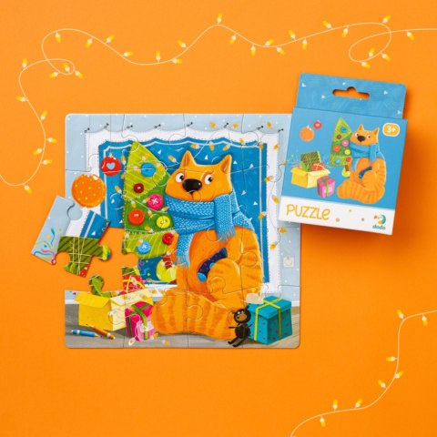 PUZZLE 2w1 KOCIE BOŻE NARODZENIE UROCZA UKŁADANKA I KOLOROWANKA W JEDNYM PUZZLE 2w1 KOCIE BOŻE NARODZENIE UROCZA UKŁADANKA I KOLOROWANKA W JEDNYM
