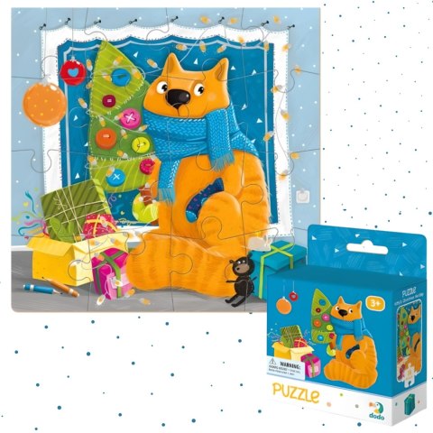 PUZZLE 2w1 KOCIE BOŻE NARODZENIE UROCZA UKŁADANKA I KOLOROWANKA W JEDNYM PUZZLE 2w1 KOCIE BOŻE NARODZENIE UROCZA UKŁADANKA I KOLOROWANKA W JEDNYM