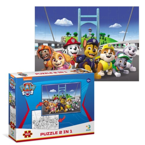 PUZZLE 2w1 PSI PATROL PAW PATROL UKŁADANKA I KOLOROWANKA W JEDNYM ZESTAWIE PUZZLE 2w1 PSI PATROL PAW PATROL UKŁADANKA I KOLOROWANKA W JEDNYM ZESTAWIE