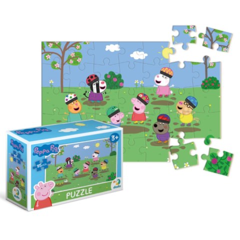 PUZZLE MINI ŚWINKA PEPPA KOLOROWA UKŁADANKA 35 ELEMENTÓW DLA NAJMŁODSZYCH PUZZLE MINI ŚWINKA PEPPA KOLOROWA UKŁADANKA 35 ELEMENTÓW DLA NAJMŁODSZYCH