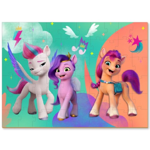 PUZZLE MY LITTLE PONY Z FIGURKĄ KUCYKA UKŁADANKA 60 ELEMENTÓW DLA DZIECI PUZZLE MY LITTLE PONY Z FIGURKĄ KUCYKA UKŁADANKA 60 ELEMENTÓW DLA DZIECI