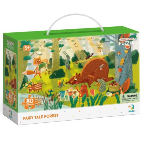 PUZZLE OBSERWACYJNE MAGICZNY LAS 80 ELEMENTÓW KOLOROWA UKŁADANKA DLA DZIECI PUZZLE OBSERWACYJNE MAGICZNY LAS 80 ELEMENTÓW KOLOROWA UKŁADANKA DLA DZIECI