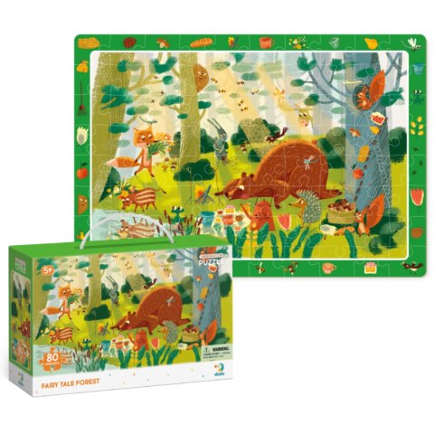 PUZZLE OBSERWACYJNE MAGICZNY LAS 80 ELEMENTÓW KOLOROWA UKŁADANKA DLA DZIECI PUZZLE OBSERWACYJNE MAGICZNY LAS 80 ELEMENTÓW KOLOROWA UKŁADANKA DLA DZIECI