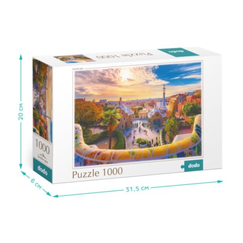 PUZZLE PARK GUELL W BARCELONIE 1000 ELEMENTÓW DO UŁOŻENIA DLA CAŁEJ RODZINY PUZZLE PARK GUELL W BARCELONIE 1000 ELEMENTÓW DO UŁOŻENIA DLA CAŁEJ RODZINY