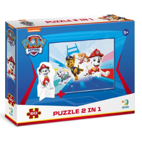 PUZZLE "PSI PATROL" Z FIGURKĄ 60 ELEMENTÓW KOLOROWA UKŁADANKA DLA DZIECI PUZZLE "PSI PATROL" Z FIGURKĄ 60 ELEMENTÓW KOLOROWA UKŁADANKA DLA DZIECI