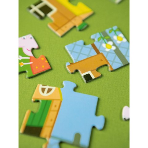 PUZZLE ŚWINKA PEPPA Z PRZYJACIÓŁMI 60 ELEMENTÓW DO UŁOŻENIA DLA DZIECI