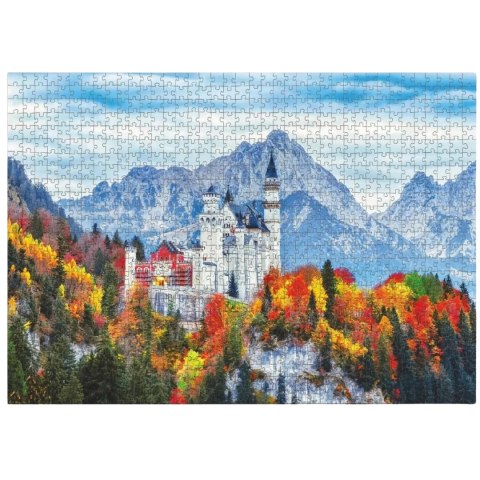 PUZZLE ZAMEK NEUSCHWANSTEIN 1000 ELEMENTÓW DO UŁOŻENIA DLA CAŁEJ RODZINY PUZZLE ZAMEK NEUSCHWANSTEIN 1000 ELEMENTÓW DO UŁOŻENIA DLA CAŁEJ RODZINY