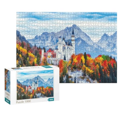 PUZZLE ZAMEK NEUSCHWANSTEIN 1000 ELEMENTÓW DO UŁOŻENIA DLA CAŁEJ RODZINY PUZZLE ZAMEK NEUSCHWANSTEIN 1000 ELEMENTÓW DO UŁOŻENIA DLA CAŁEJ RODZINY