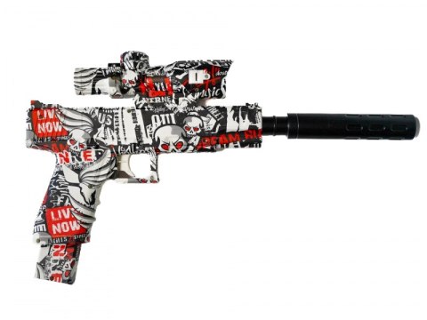 Automatyczny pistolet z tłumikiem na kulki żelowe Automatyczny pistolet z tłumikiem na kulki żelowe