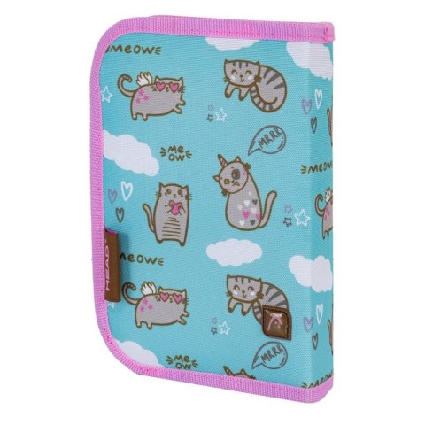 Piórnik dwuklapkowy Koty Meow Head Piórnik dwuklapkowy Koty Meow Head