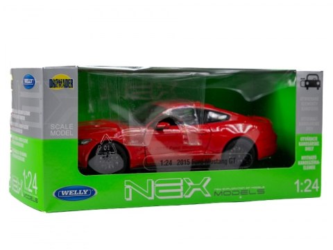 WELLY FORD MUSTANG GT 1:24 SAMOCHÓD KOLEKCJONERSKI WELLY FORD MUSTANG GT 1:24 SAMOCHÓD KOLEKCJONERSKI