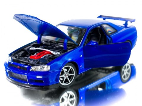 WELLY NISSAN SKYLINE GT R 1:24 SAMOCHÓD KOLEKCJONERSKI WELLY NISSAN SKYLINE GT R 1:24 SAMOCHÓD KOLEKCJONERSKI