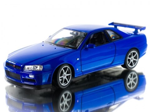 WELLY NISSAN SKYLINE GT R 1:24 SAMOCHÓD KOLEKCJONERSKI WELLY NISSAN SKYLINE GT R 1:24 SAMOCHÓD KOLEKCJONERSKI