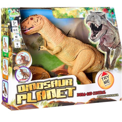DINOZAUR ZDALNIE STEROWANY EFEKTY DŹWIĘKOWE I ŚWIETLNE PILOT INTERAKTYWNY DINOZAUR ZDALNIE STEROWANY EFEKTY DŹWIĘKOWE I ŚWIETLNE PILOT INTERAKTYWNY
