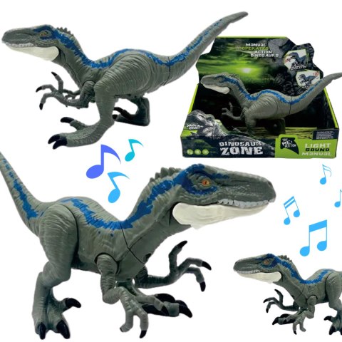 INTERAKTYWNY DINOZAUR FIGURKA CHODZI RUSZA SIĘ RYCZY ŚWIECĄCE OCZY LED INTERAKTYWNY DINOZAUR FIGURKA CHODZI RUSZA SIĘ RYCZY ŚWIECĄCE OCZY LED